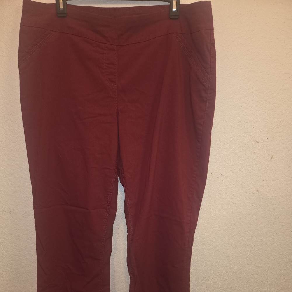 Westbound Women's Wide Leg Pants - Red